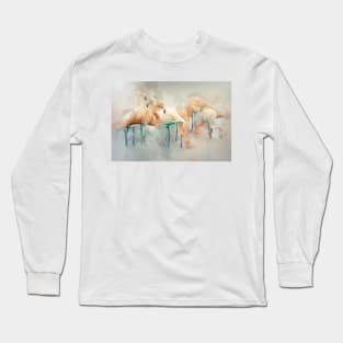 Flamingo Fantasy Long Sleeve T-Shirt